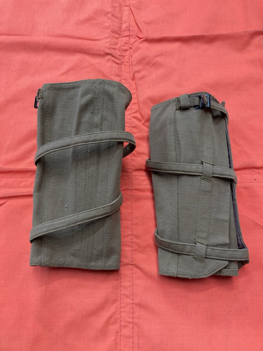 M1908 WW1 surplus canvas field legging with puttee, size 4, by Centex Military Gear, displayed on a plain background.