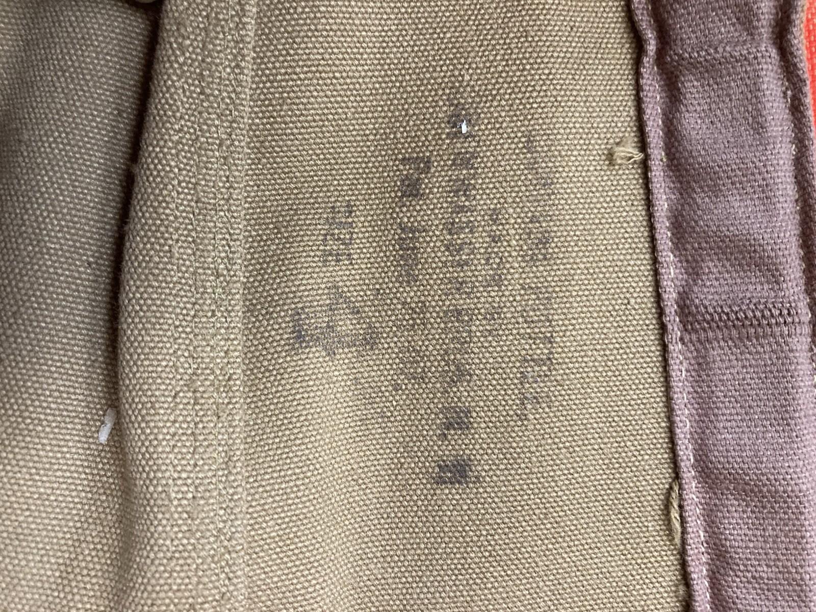 WWI surplus M1908 Field Legging in canvas with puttee, size 4, by Centex Military Gear, shown in the image.