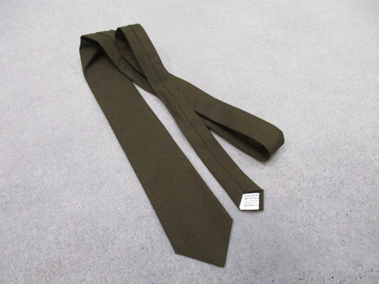 US Army AGSU green necktie with flying cross design, wool blend dress tie for service uniform by Centex Military Gear