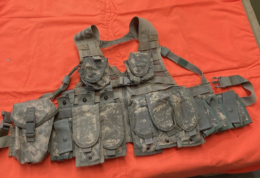 USGI FLC vest set with Iraq War gear from Centex Military Gear, featuring tactical pouches and military-style equipment.