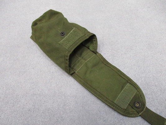 Blackhawk radio pouch in OD green with MOLLE attachment, used duty utility pouch by Centex Military Gear, designed for tactical radio storage.