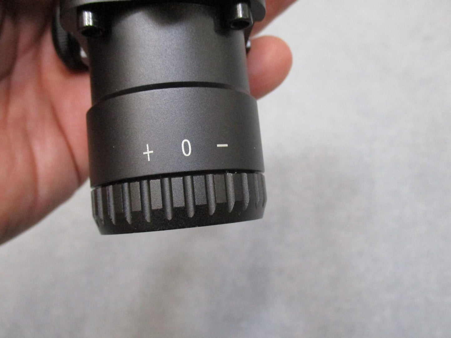 Centex Military Gear STOIC 4x32 prismatic scope with mini reflex sight featuring red/blue and red/green reticles on a firearm.