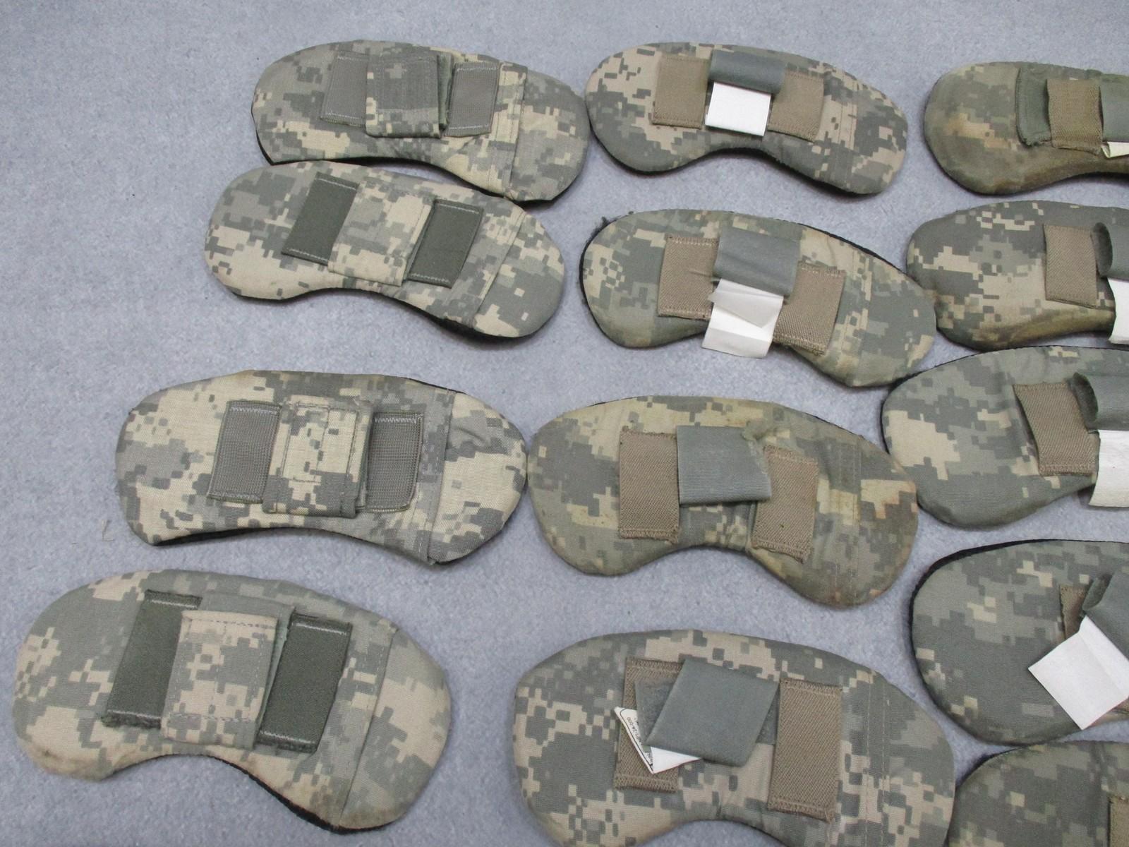 Crye Precision NAPE pads ACH UCP Lot 14 with inserts in S/M and L/XL sizes, designed for U.S. Army digital camouflage.