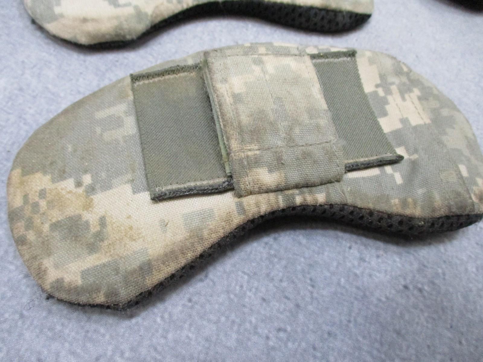 Crye Precision NAPE pads ACH UCP Lot 14 with inserts in size S/M and L/XL, US Army digital camouflage pattern, by Centex Military Gear.