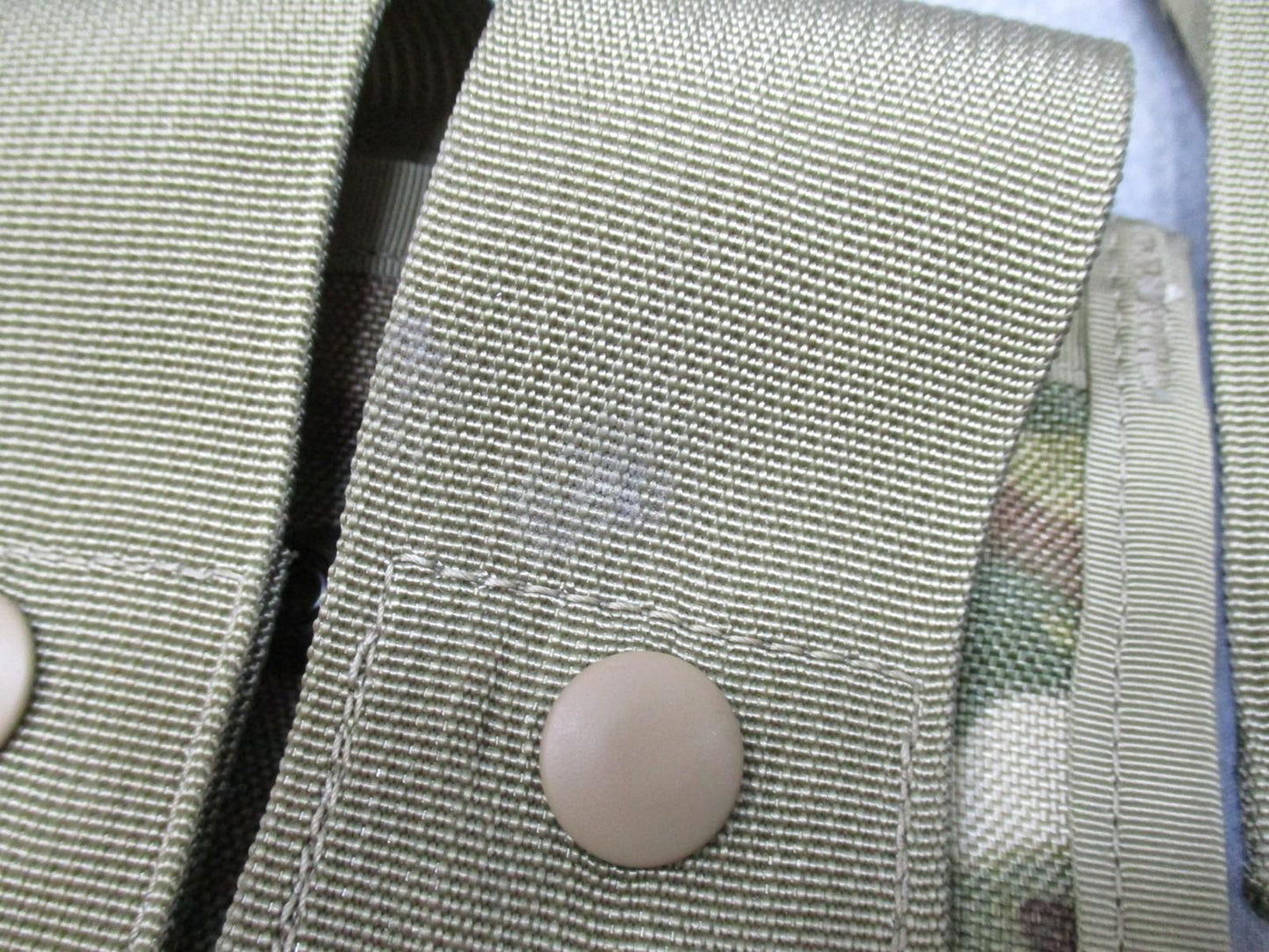 Centex Military Gear USGI MOLLE II 40mm Grenade Pouch set in Multicam with one double and two single pouches for tactical gear