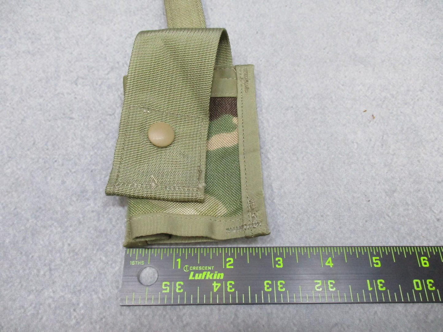 Centex Military Gear USGI MOLLE II 40mm grenade pouch set in Multicam, includes one double and two single pouches.