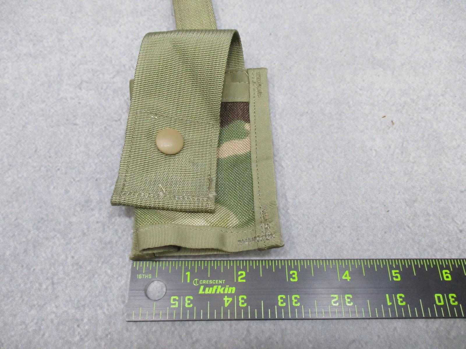 Centex Military Gear USGI MOLLE II 40mm grenade pouch set in Multicam, includes one double and two single pouches.