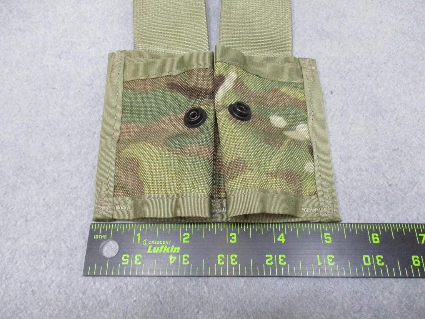 Centex Military Gear USGI MOLLE II 40mm grenade pouch set in Multicam, includes one double and two single grenade pouches.