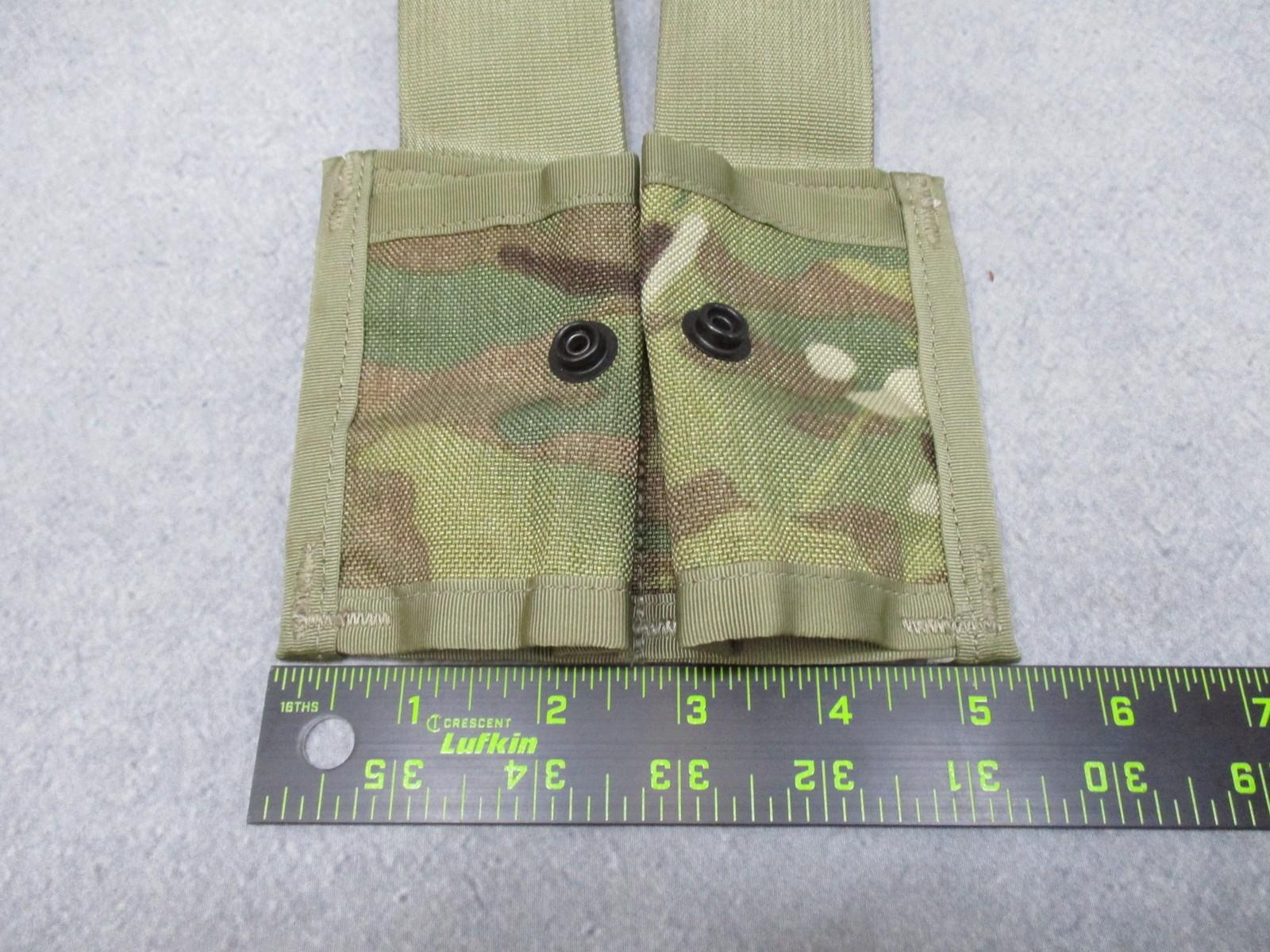 Centex Military Gear USGI MOLLE II 40mm grenade pouch set in Multicam, includes one double and two single grenade pouches.