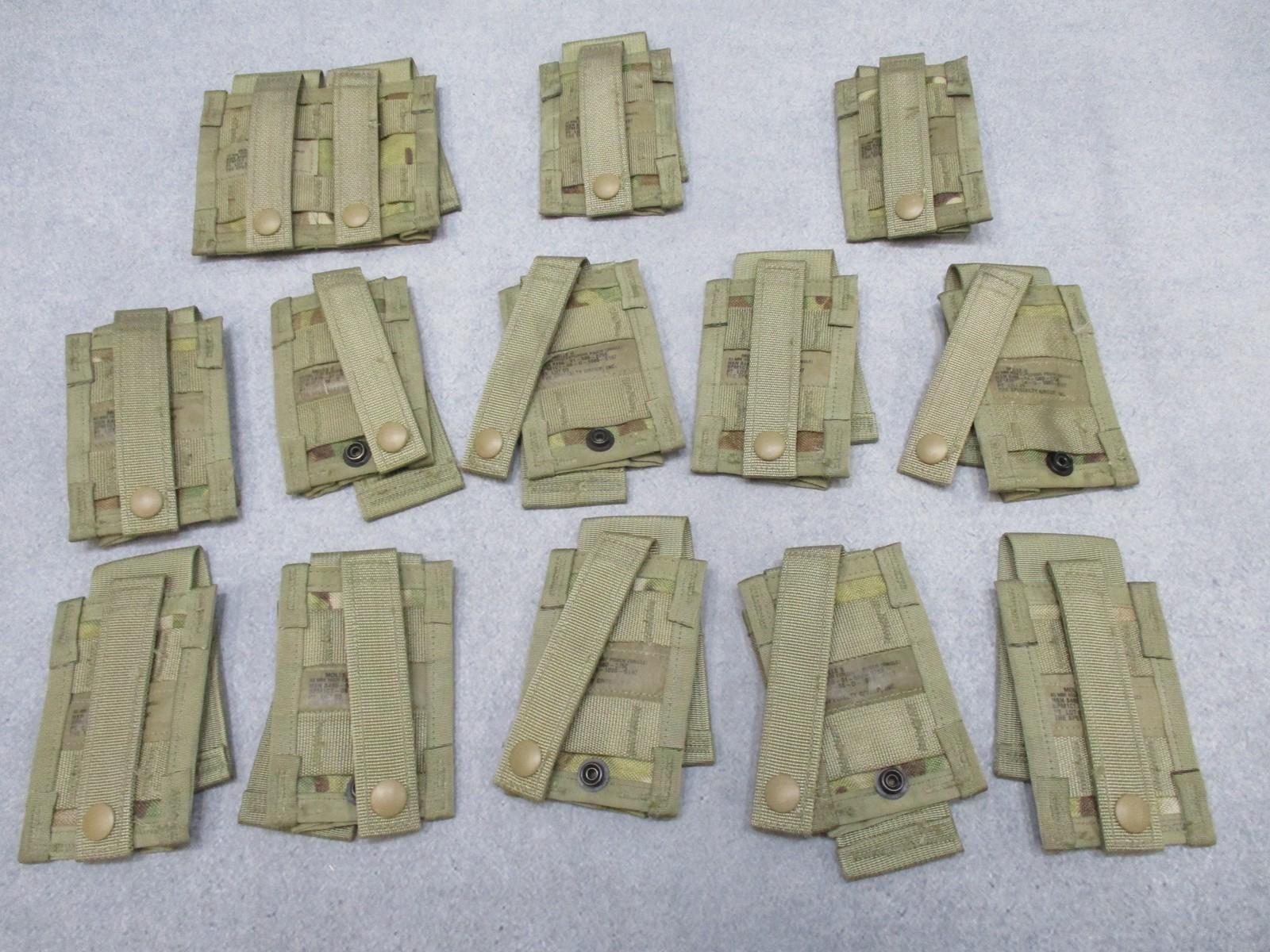 Centex Military Gear MOLLE II 40mm High Explosive Pouch in Multicam, single or double tactical grenade pouch with MOLLE attachment.