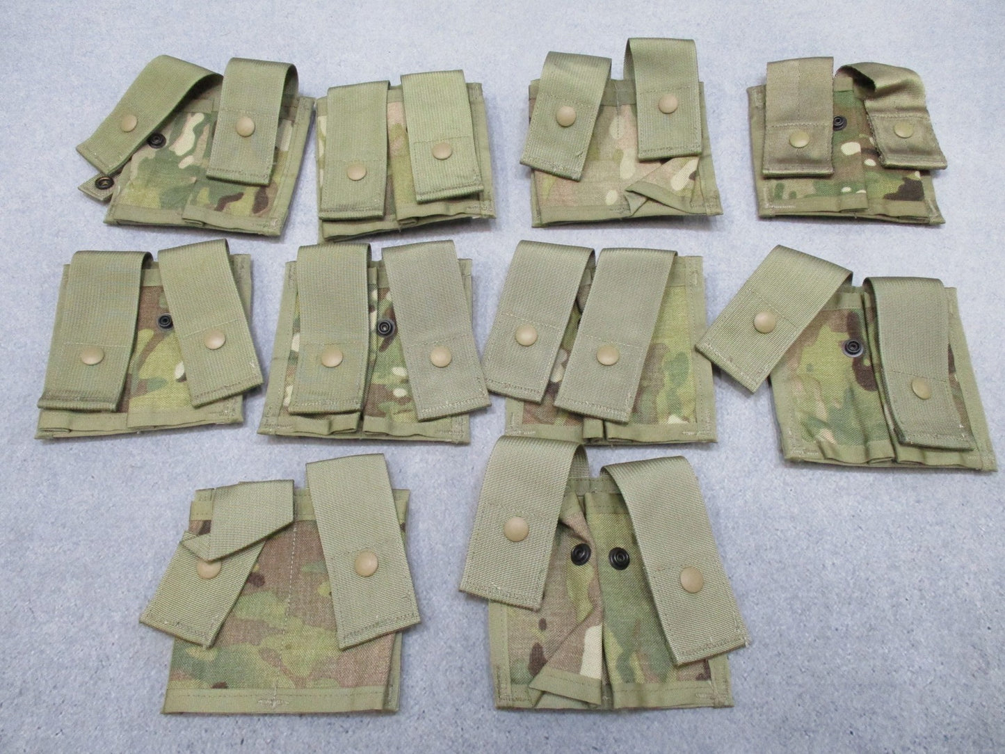 Double MultiCam MOLLE II 40mm pyrotechnic pouch from Centex Military Gear for tactical gear storage and quick access.