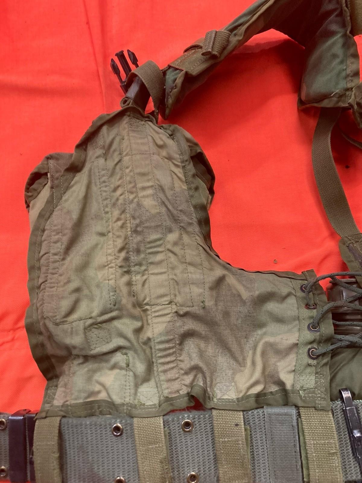 Centex Military Gear LBV 88 tactical vest with load-bearing design in M81 Woodland camouflage, featuring multiple pouches and adjustable straps.