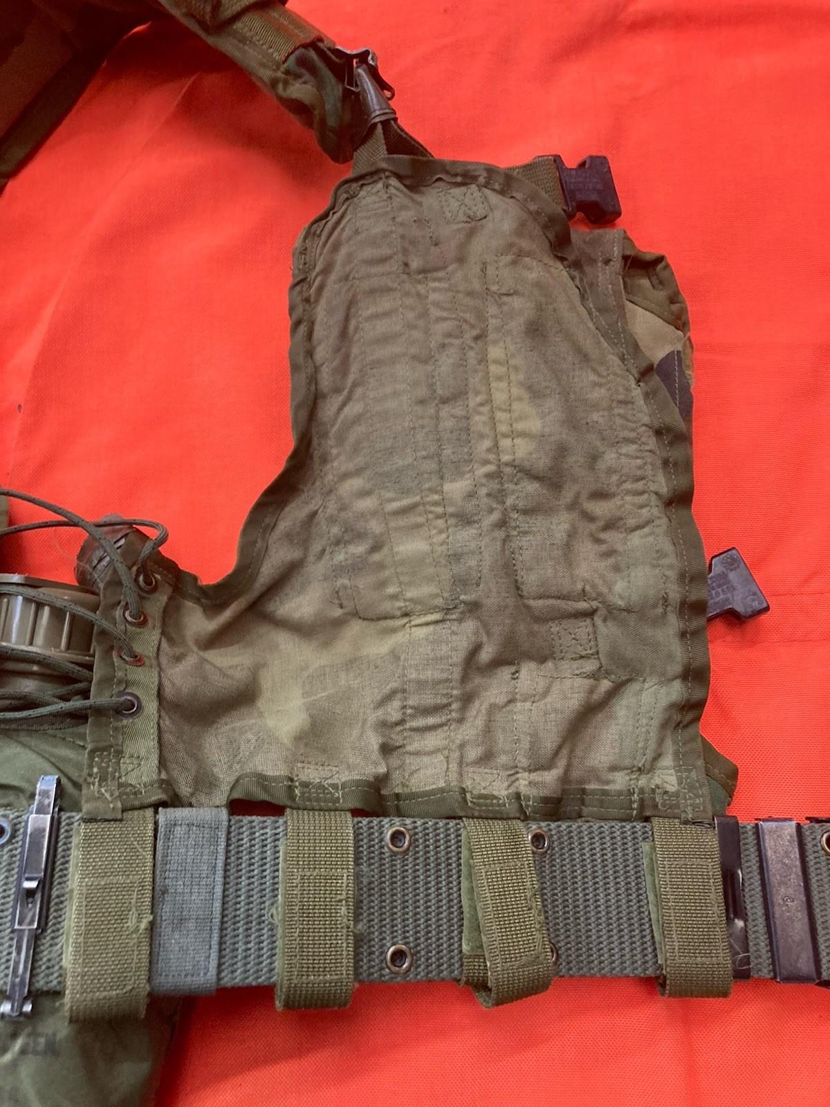 Centex Military Gear LBV 88 Tactical Load Bearing Vest in M81 Woodland camouflage with multiple pouches and adjustable straps.