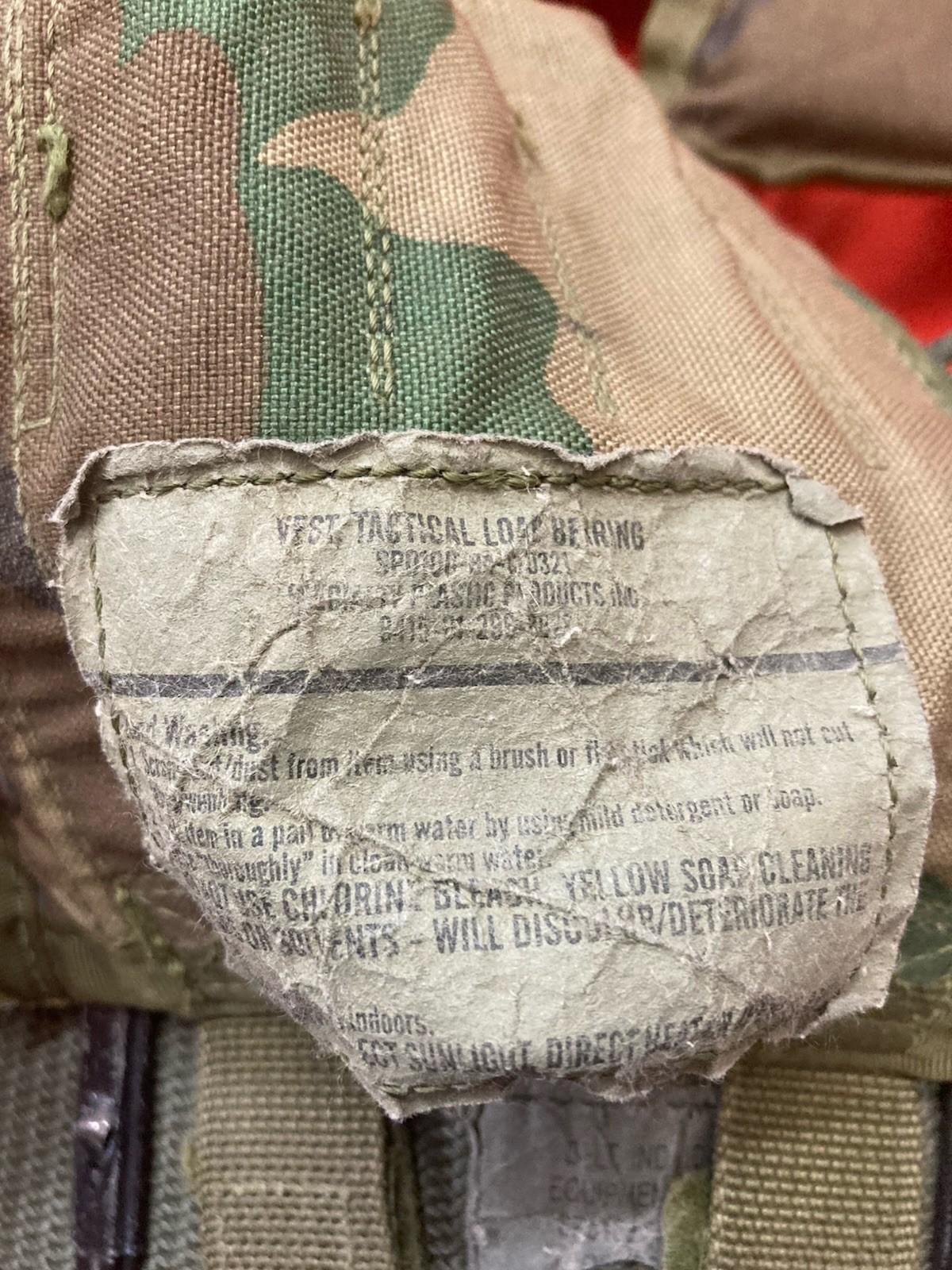 Centex Military Gear LBV 88 tactical load bearing vest in M81 woodland camouflage, featuring multiple pouches and adjustable straps.