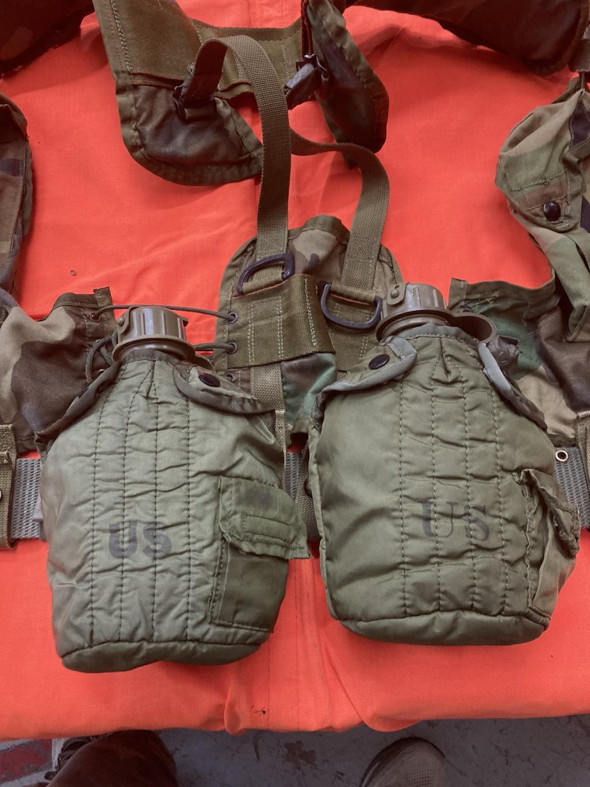 Centex Military Gear LBV 88 Tactical Load Bearing Vest in M81 Woodland camouflage with multiple pouches and adjustable straps.