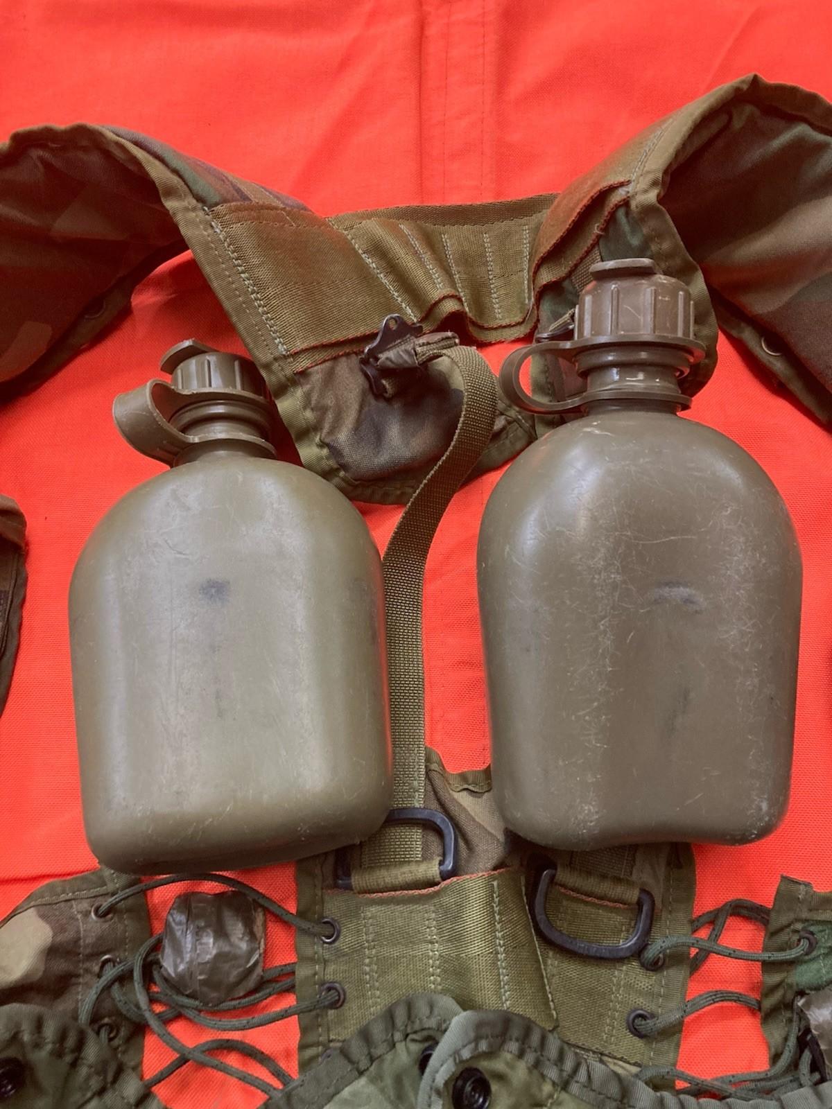 Centex Military Gear LBV 88 tactical vest with load-bearing and M81 Woodland camouflage for military and outdoor use.