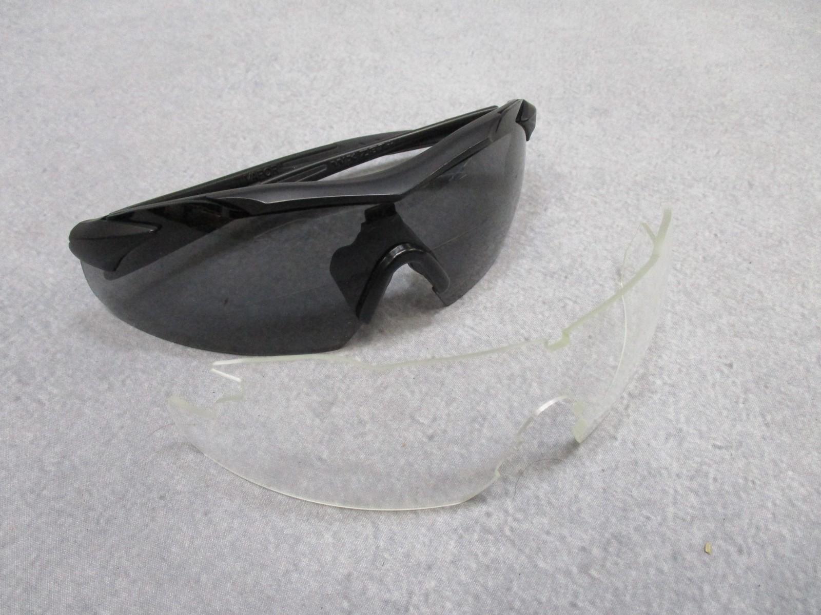 Wiley X Vapor sunglasses with interchangeable lenses and case, featuring a durable frame and sleek design for outdoor activities.