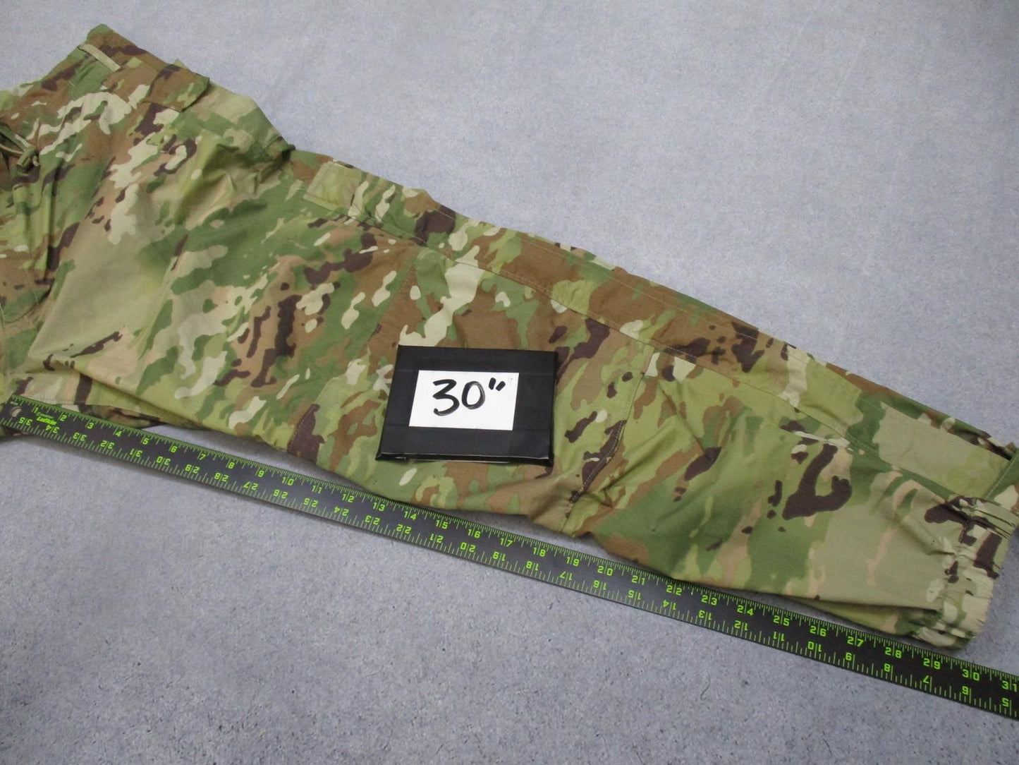 USGI Level 6 Gore-Tex Multicam OCP waterproof trousers by Centex Military Gear, size approximately 39x30, lightweight and durable.