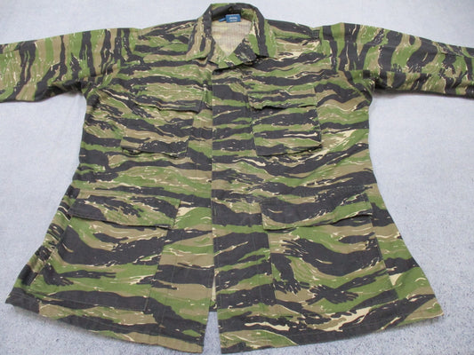 Propper Tiger Stripe BDU Jacket Medium Regular M R Ripstop Military Combat Shirt