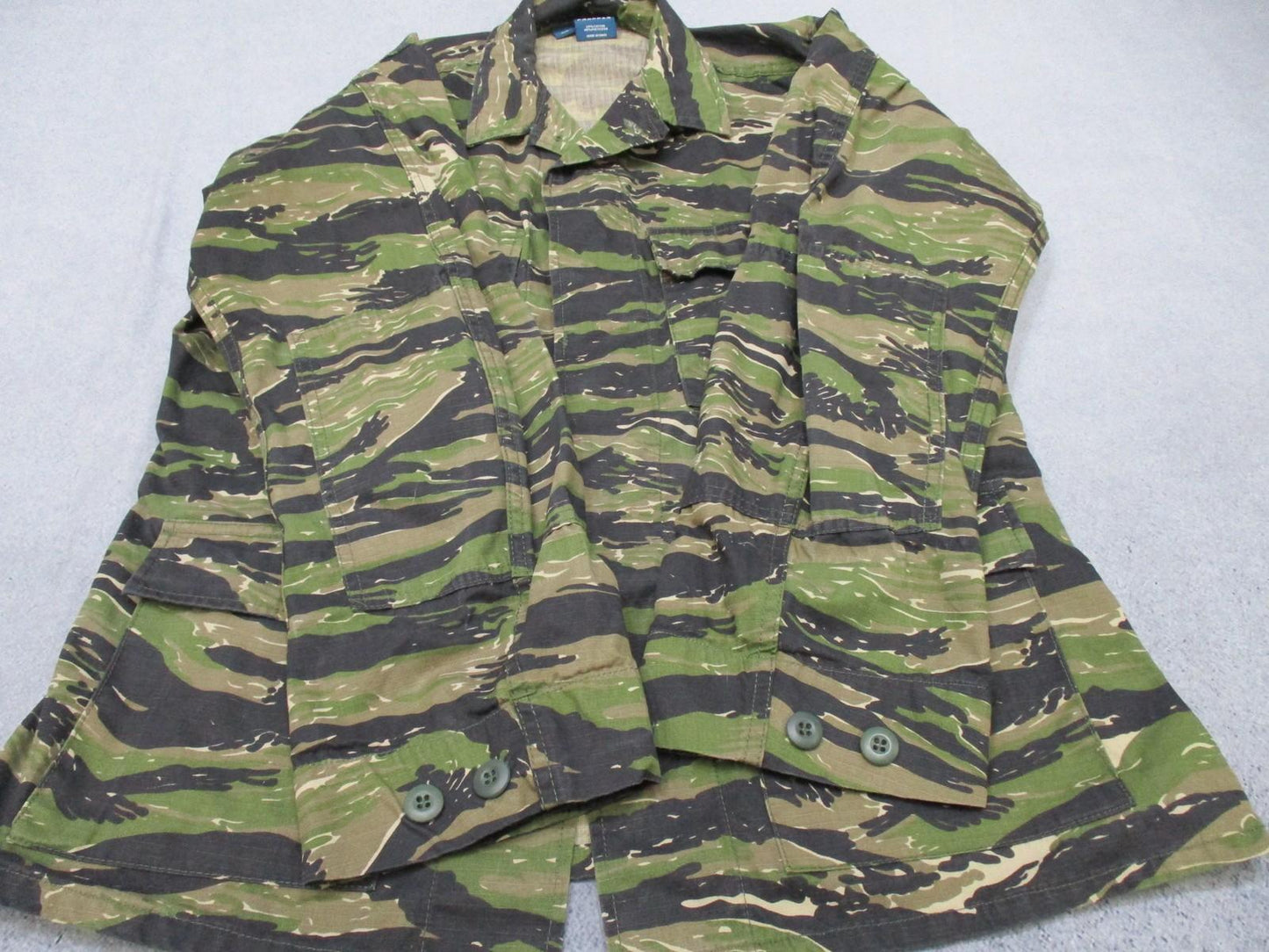 Propper Tiger Stripe BDU Jacket Medium Regular M R Ripstop Military Combat Shirt