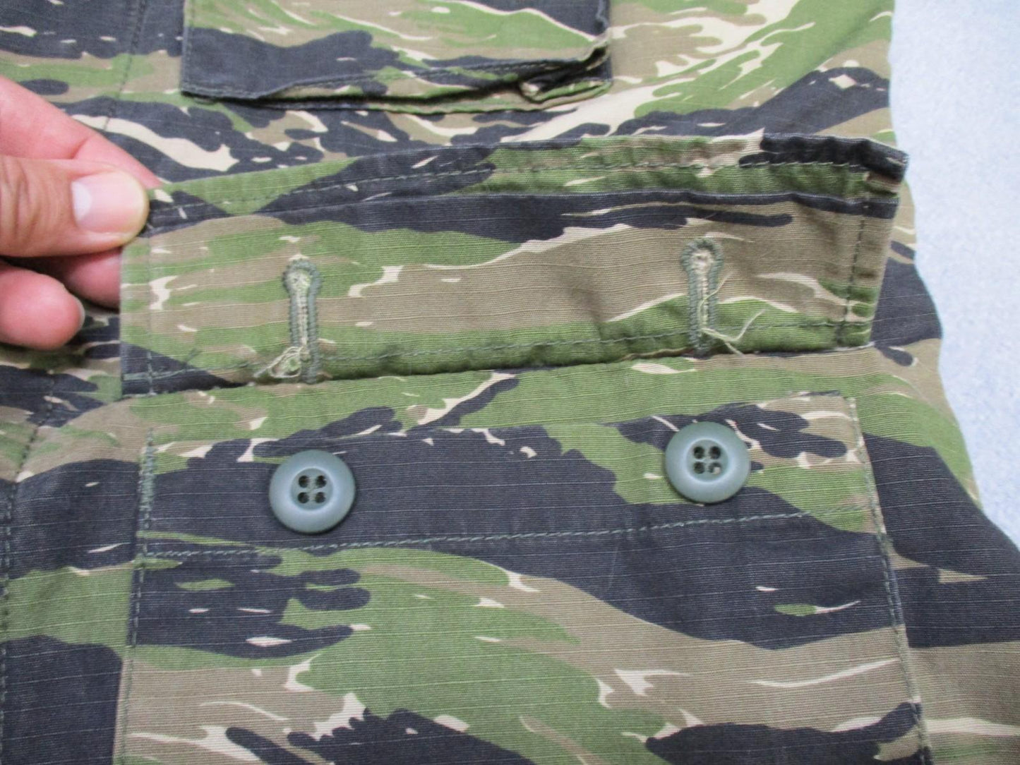 Propper Tiger Stripe BDU Jacket Medium Regular M R Ripstop Military Combat Shirt