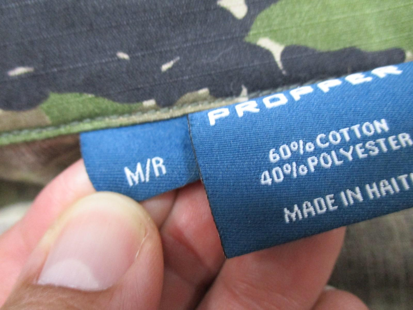 Propper Tiger Stripe BDU Jacket Medium Regular M R Ripstop Military Combat Shirt