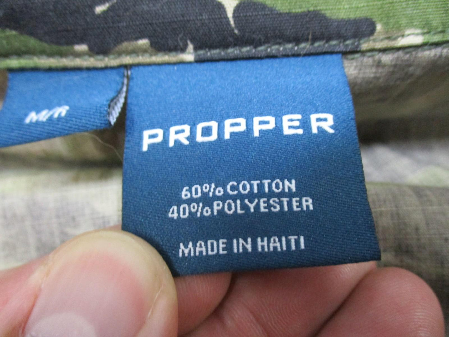 Propper Tiger Stripe BDU Jacket Medium Regular M R Ripstop Military Combat Shirt