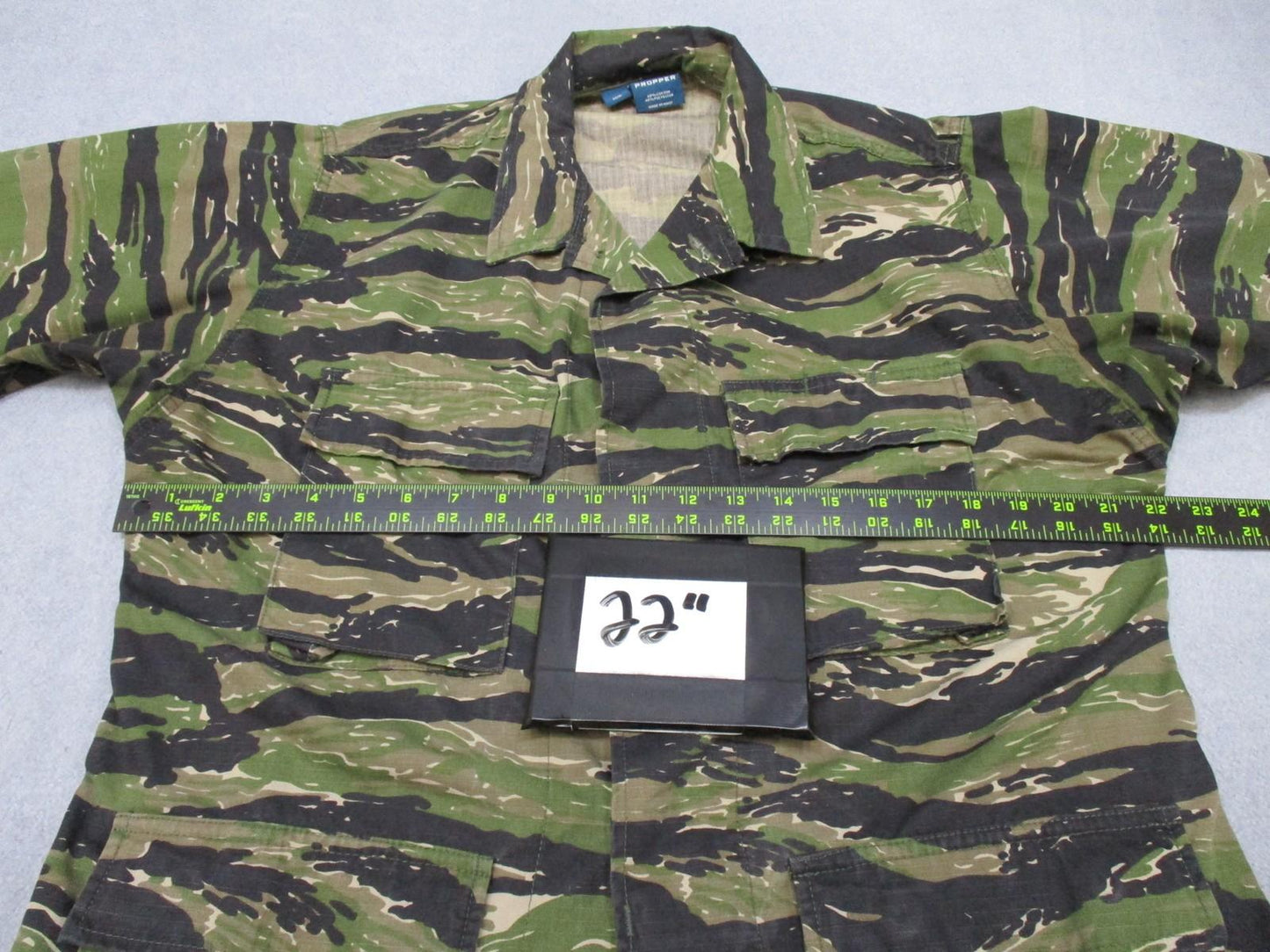 Propper Tiger Stripe BDU Jacket Medium Regular M R Ripstop Military Combat Shirt