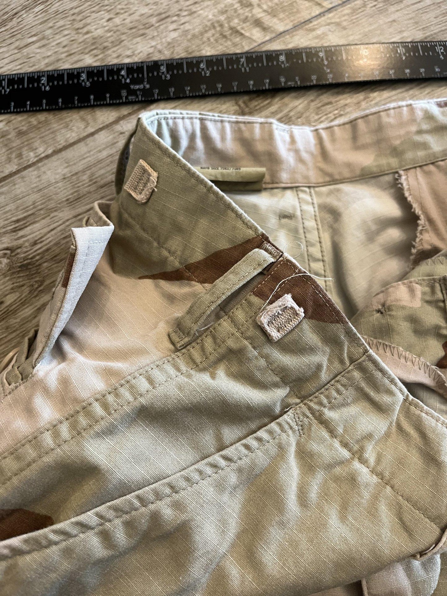 Propper DCU Desert Camo Combat Cargo Pants Medium Regular 50% Nylon 50% Cotton