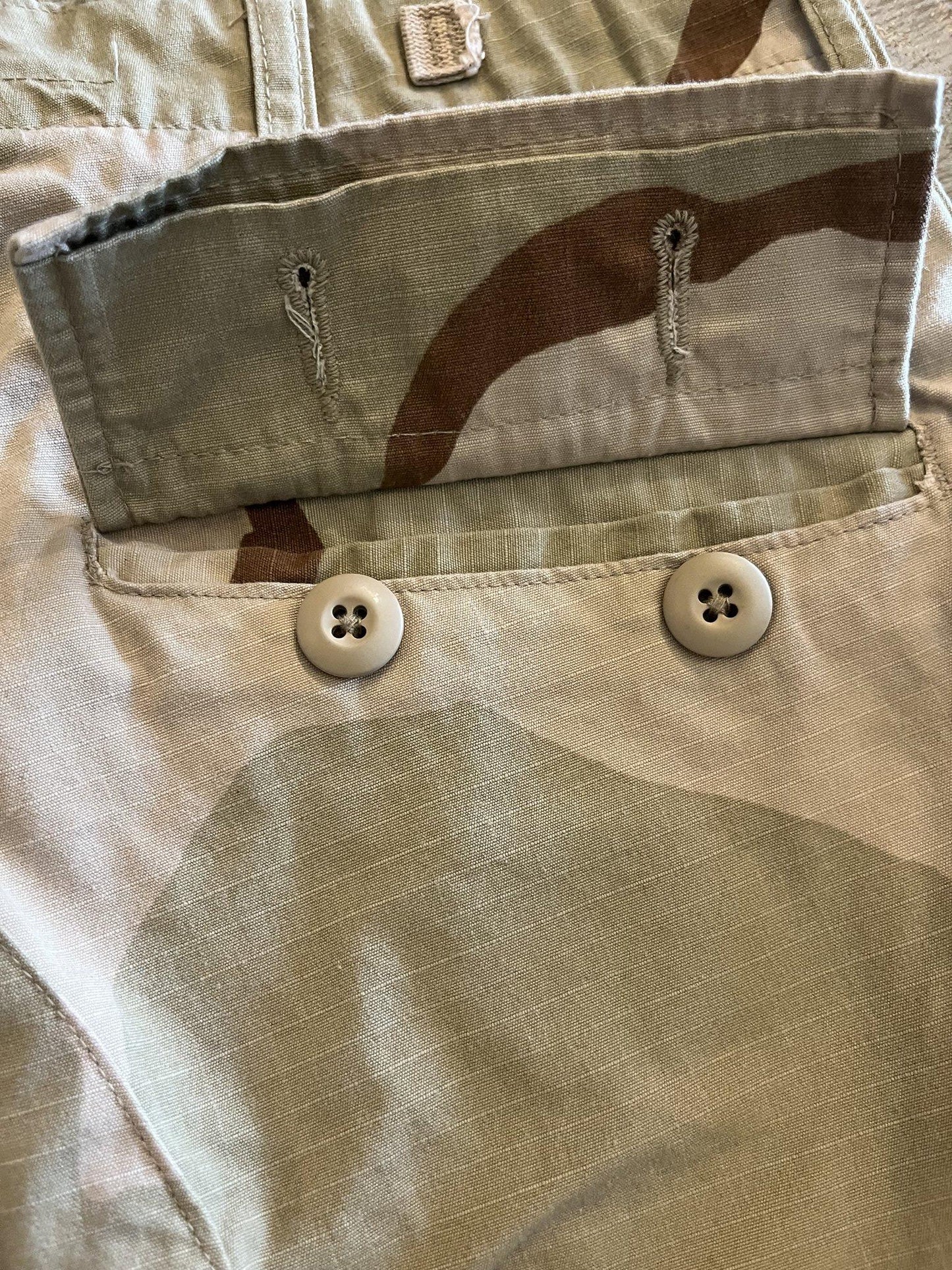 Propper DCU Desert Camo Combat Cargo Pants Medium Regular 50% Nylon 50% Cotton