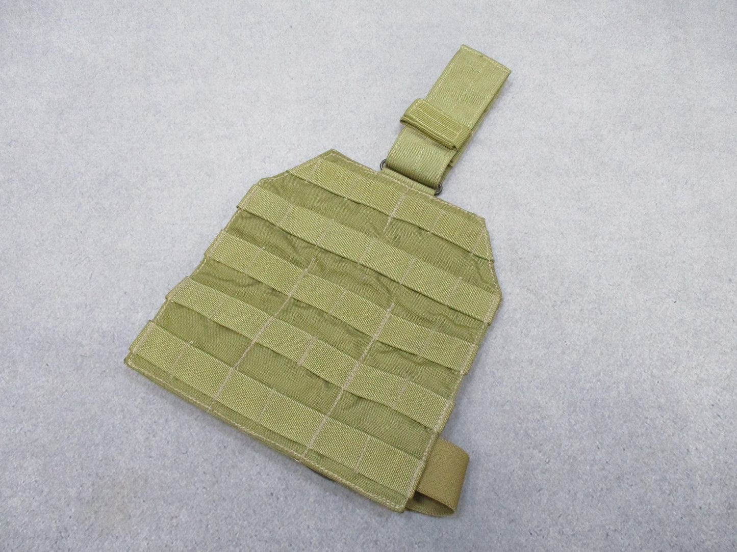 ITW Nexus MOLLE Tactical Pouch Drop Leg Panel Tan Buckle Strap Platform Khaki