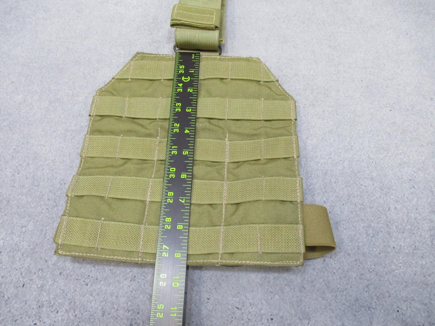 ITW Nexus MOLLE Tactical Pouch Drop Leg Panel Tan Buckle Strap Platform Khaki