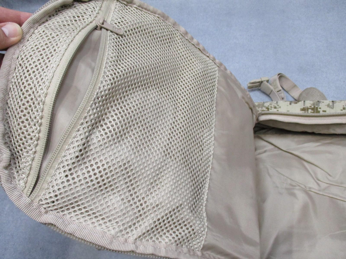 Highland Tactical Assault Backpack Desert Digital Camo MOLLE System Used