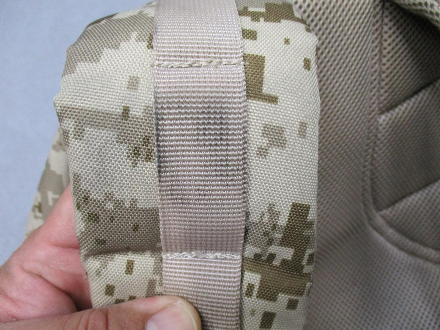 Highland Tactical Assault Backpack Desert Digital Camo MOLLE System Used