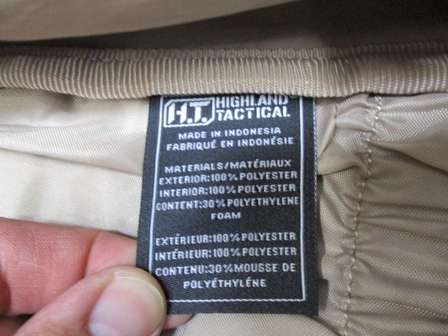 Highland Tactical Assault Backpack Desert Digital Camo MOLLE System Used