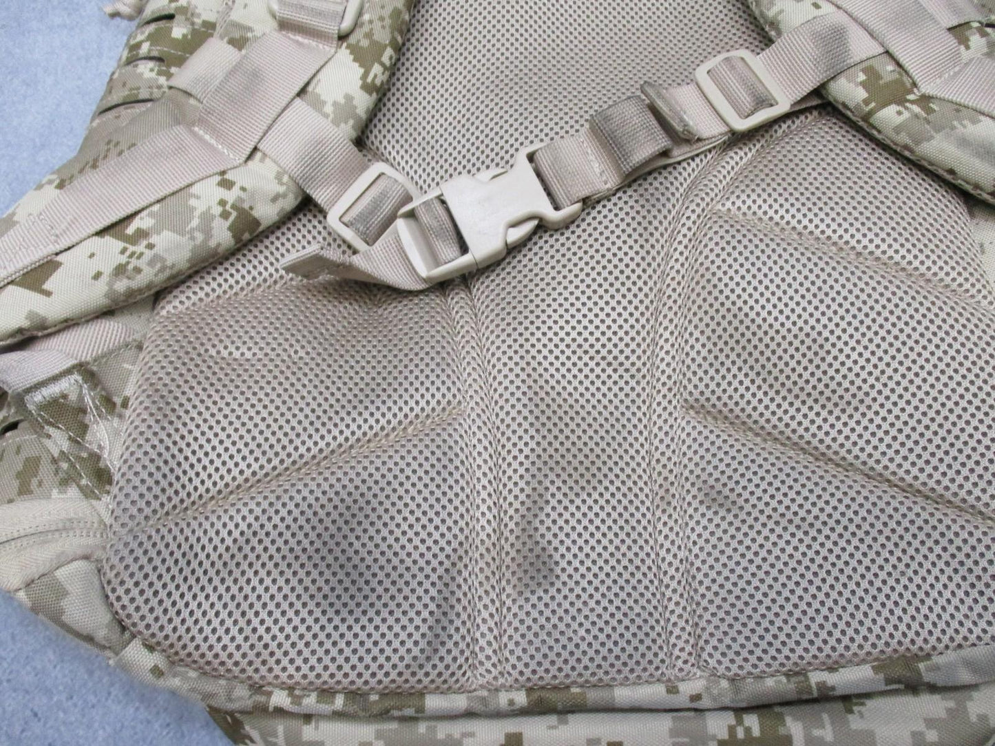 Highland Tactical Assault Backpack Desert Digital Camo MOLLE System Used