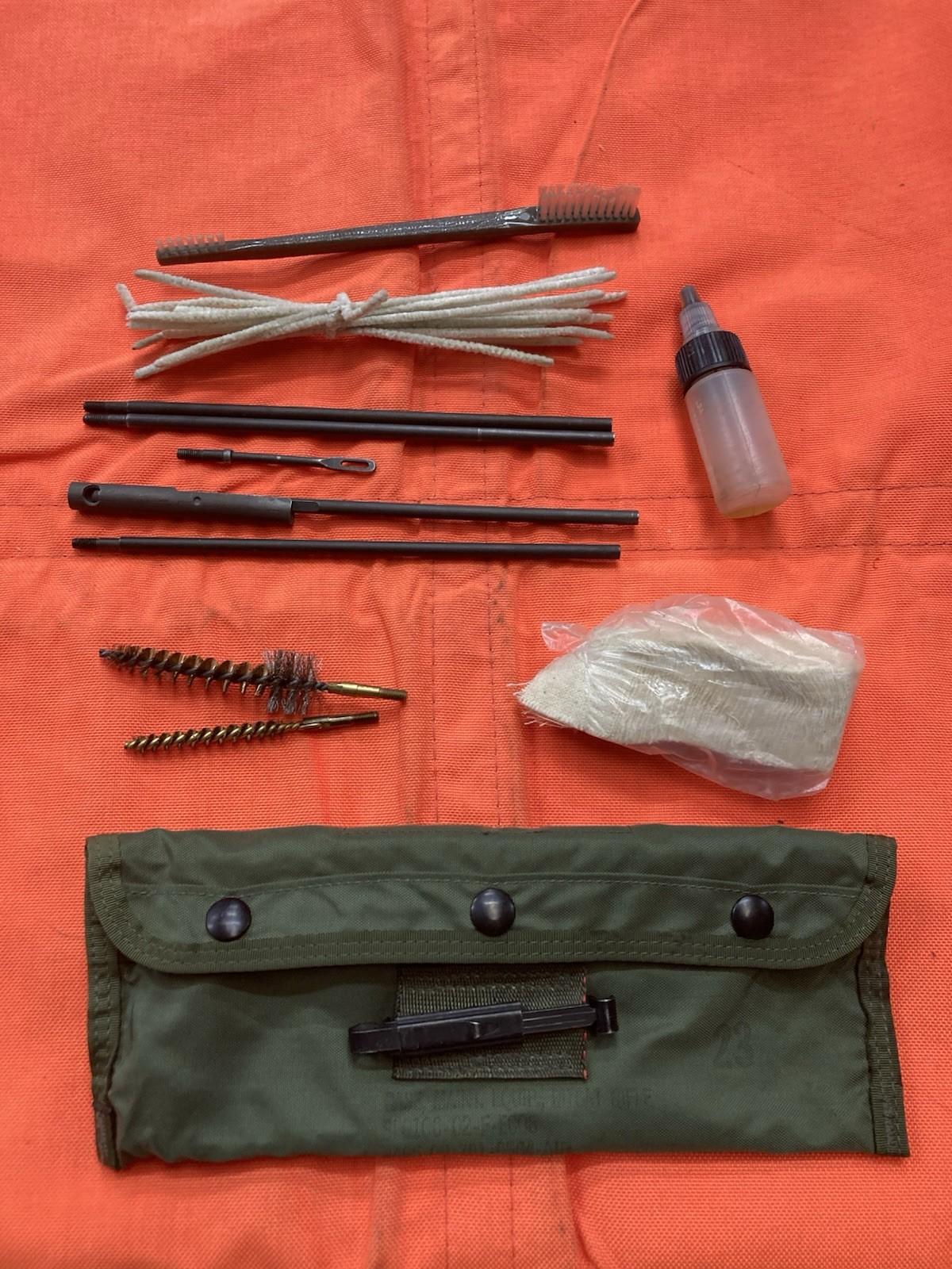 USGI Rifle Cleaning Kit Vietnam To 90s Era Complete Rifle Cleaning Kit 5.56/.223