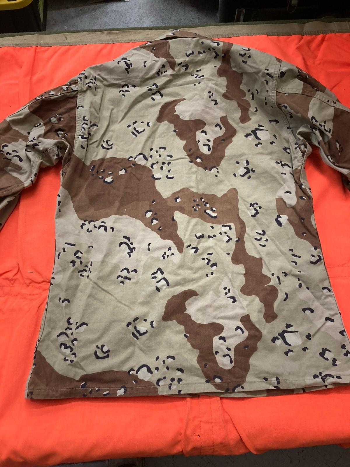 USGI Chocolate Chip Top Uniform 6 Color Desert Small Regular Desert Storm Surpls