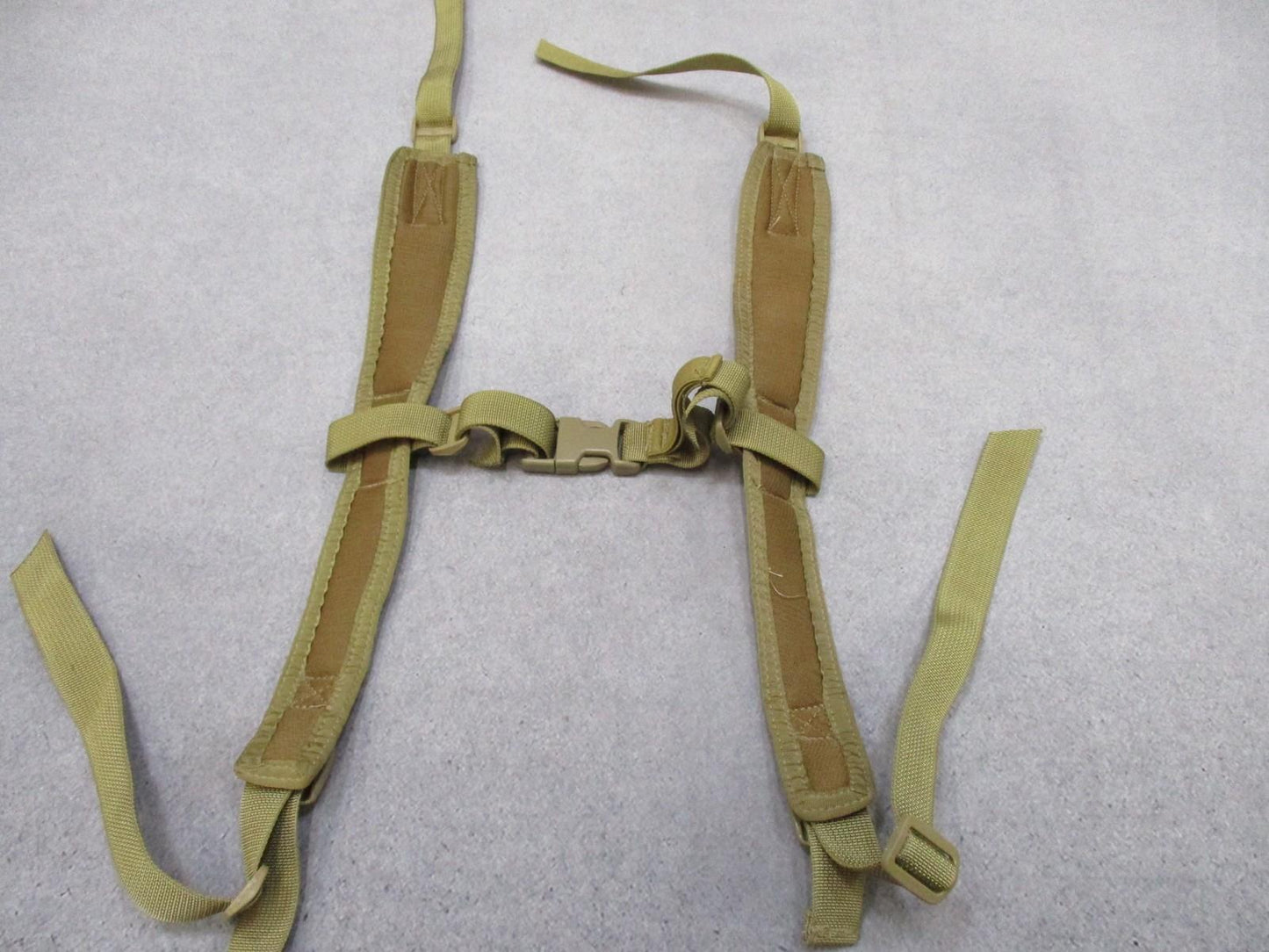 Tactical Low Profile Shoulder Harness MultiCam Padded Adjustable MOLLE Straps