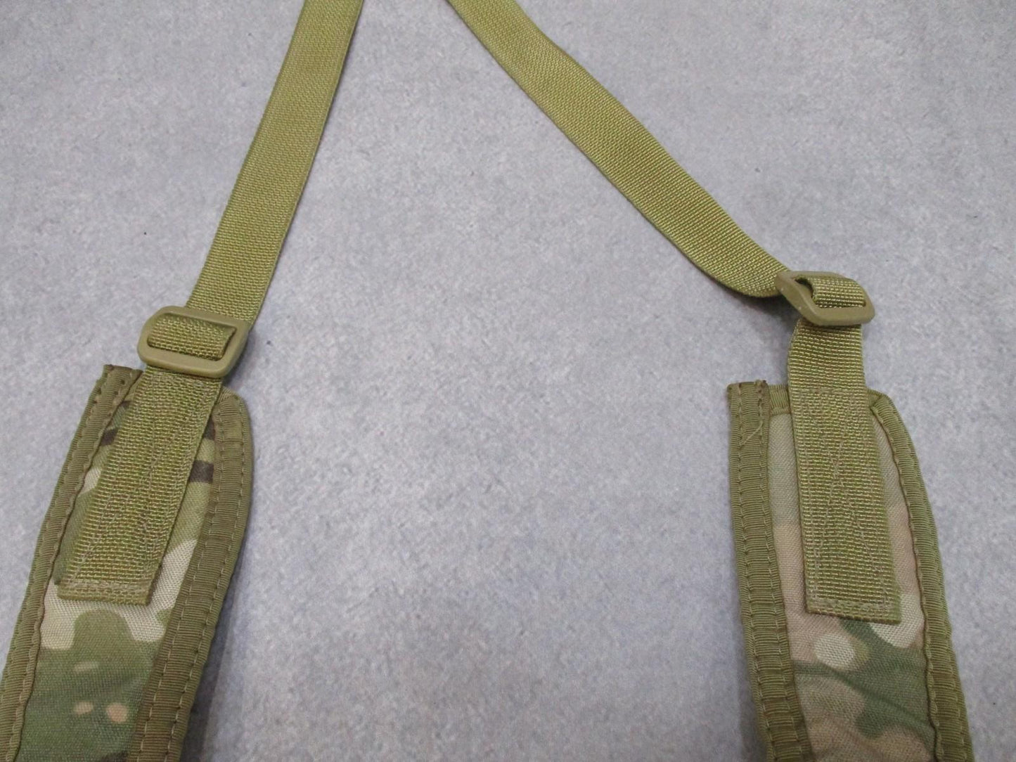Tactical Low Profile Shoulder Harness MultiCam Padded Adjustable MOLLE Straps