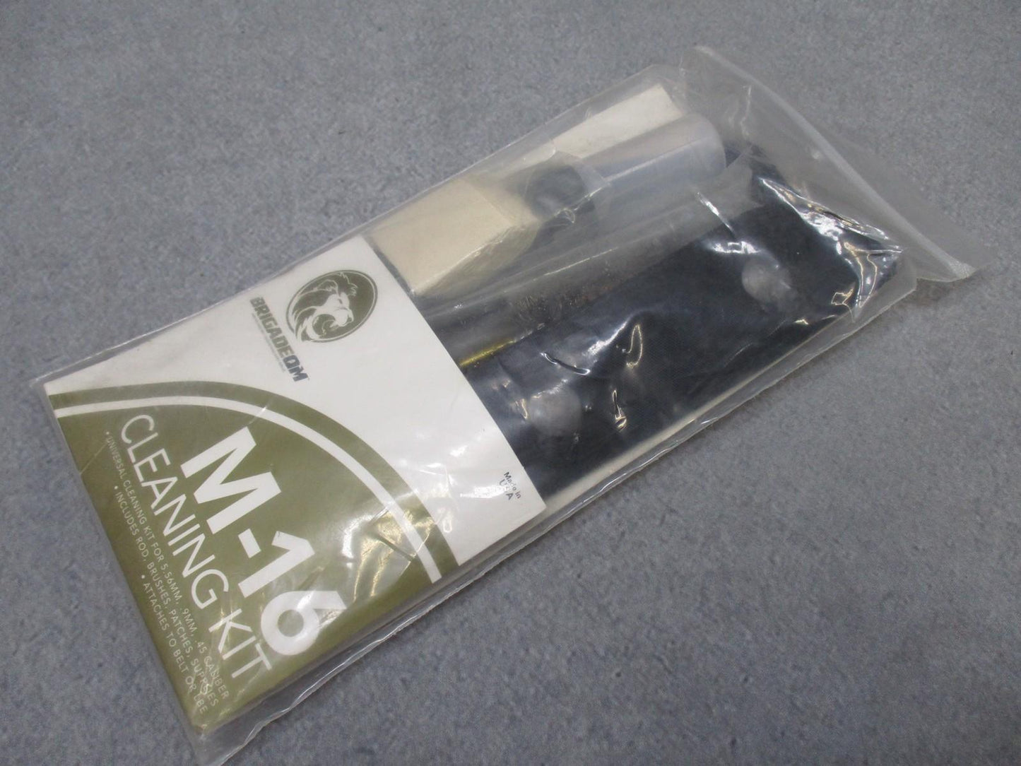 5.56 / .223 Rifle Cleaning Kit Complete w/ Case NOS Military Style Black Pouch