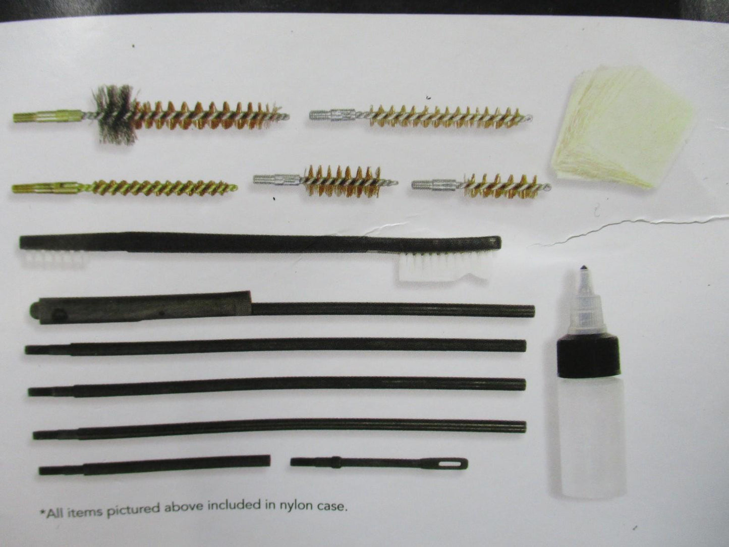 5.56 / .223 Rifle Cleaning Kit Complete w/ Case NOS Military Style Black Pouch