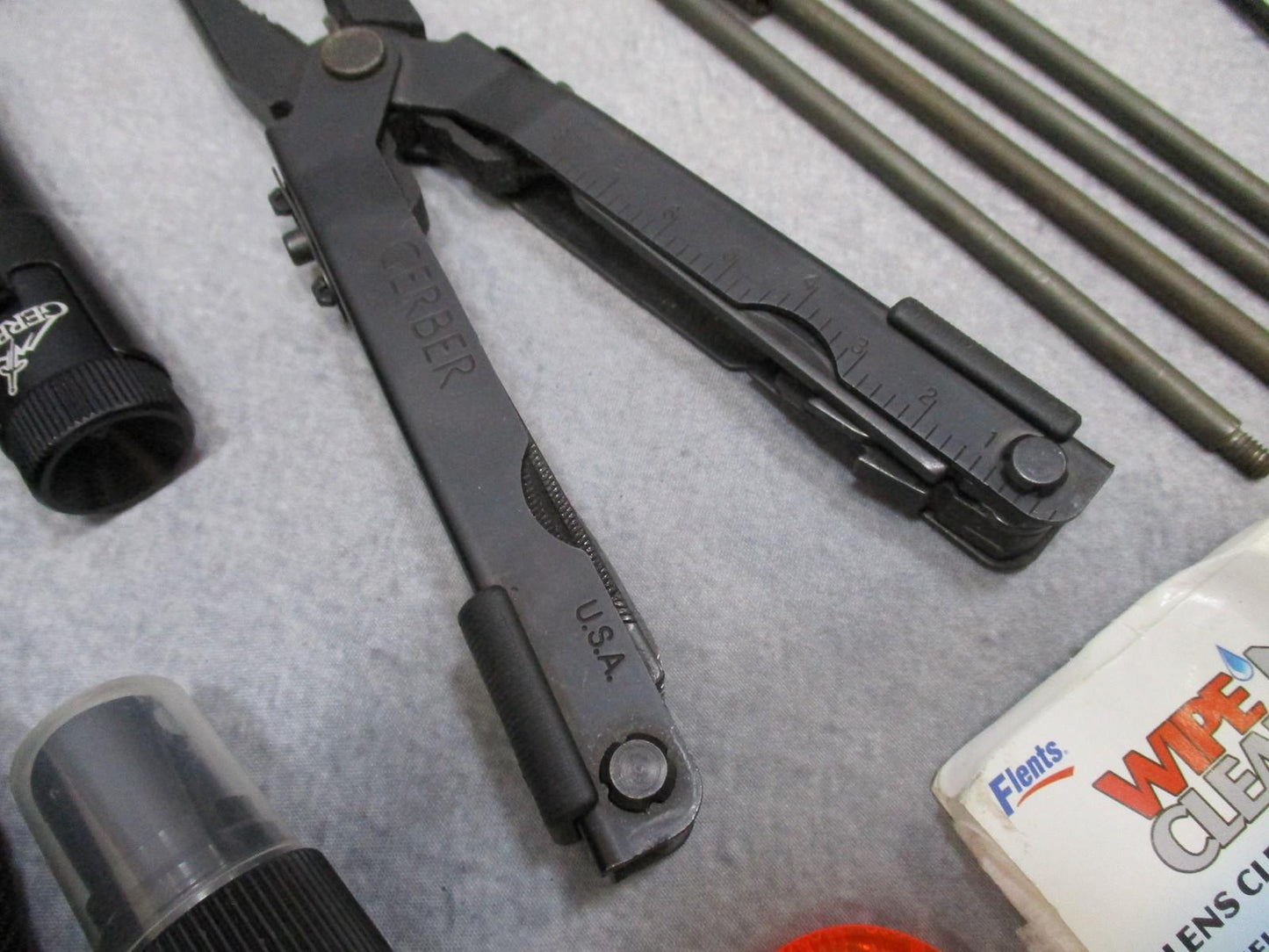 USGI OTIS Rifle Cleaning Kit Universal Multi-Caliber  w/ Gerber MP600 Tool/Light