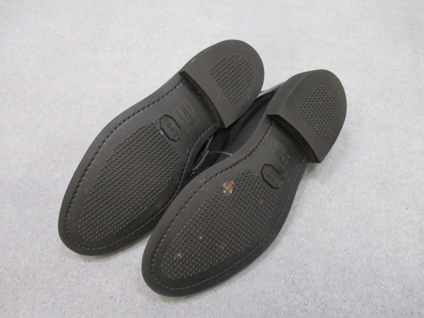 Military Bates Mens Uniform Oxford Dress Shoes Black Patent Leather Size 9D