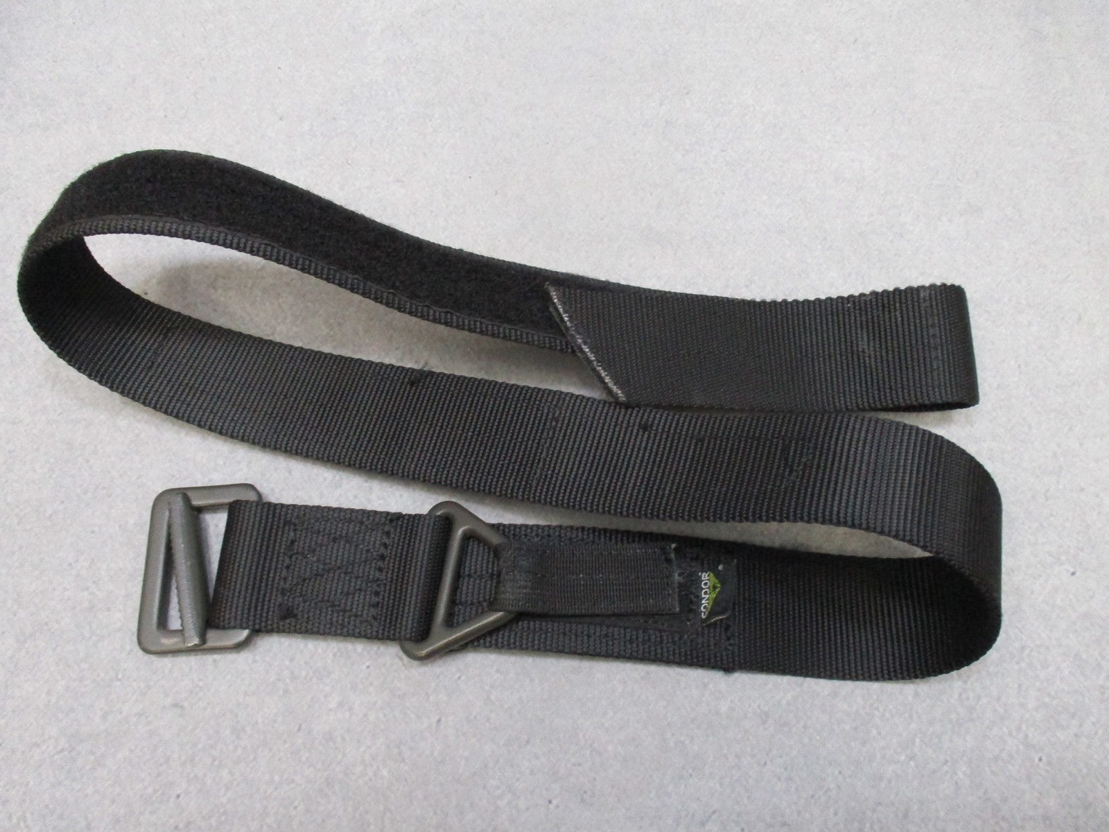 Condor RIGGER'S Belt M/L Black Nylon Tactical D-Ring Metal Buckle Used ...