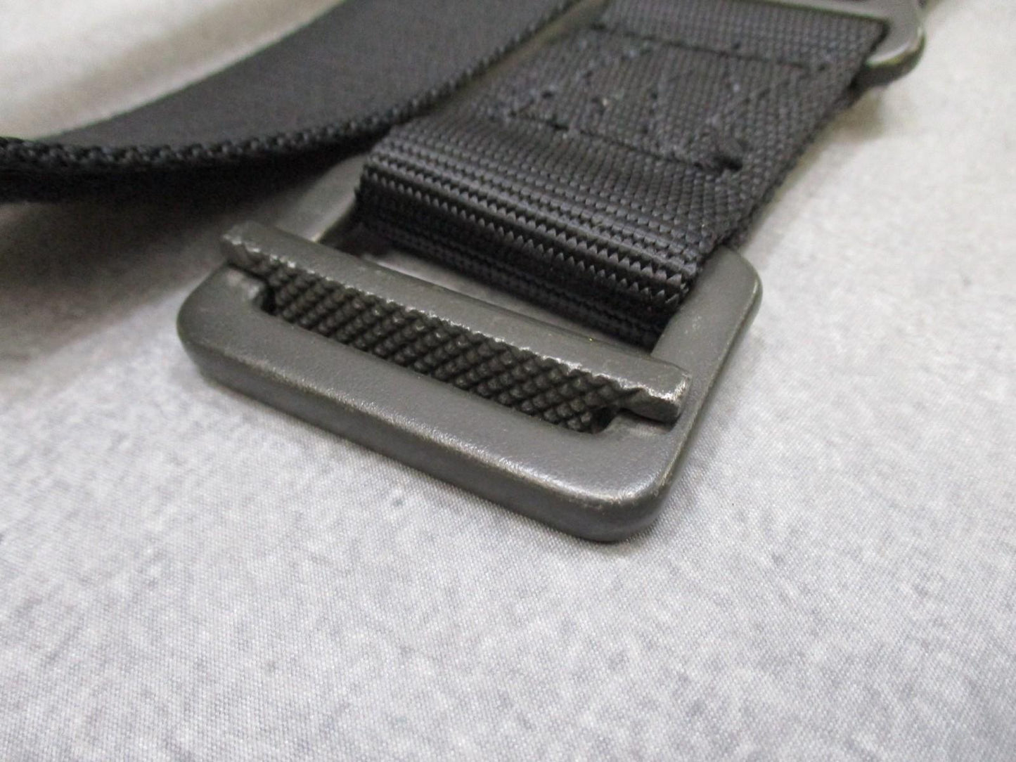 Condor RIGGER'S Belt M/L Black Nylon Tactical D-Ring Metal Buckle Used
