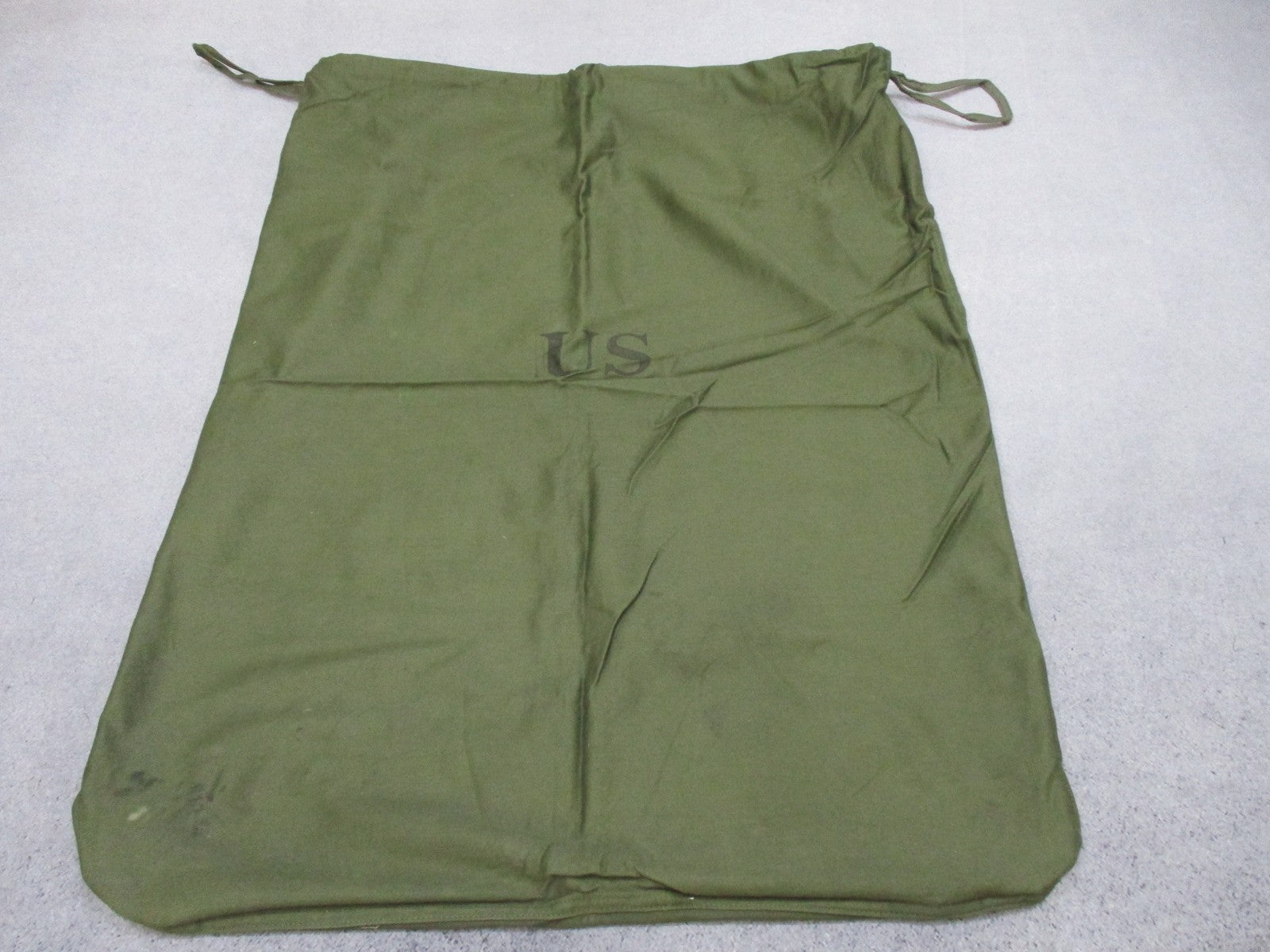 Vintage 1977 USGI Barracks Laundry Bag OG-107 Cotton Drawstring 30.5