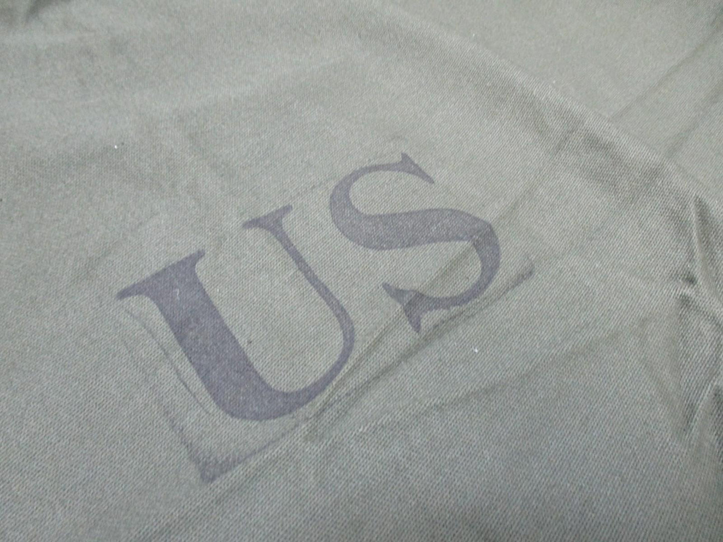 Vintage 1977 USGI Barracks Laundry Bag OG-107 Cotton Drawstring 30.5"x24