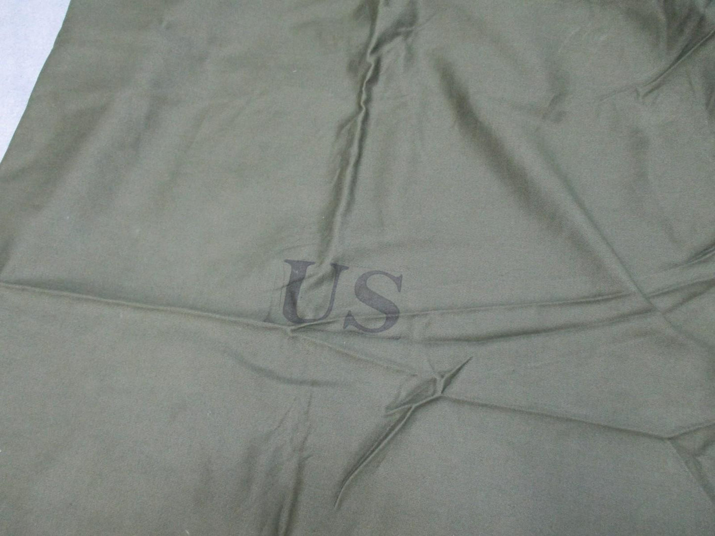 Vintage 1977 USGI Barracks Laundry Bag OG-107 Cotton Drawstring 30.5"x24