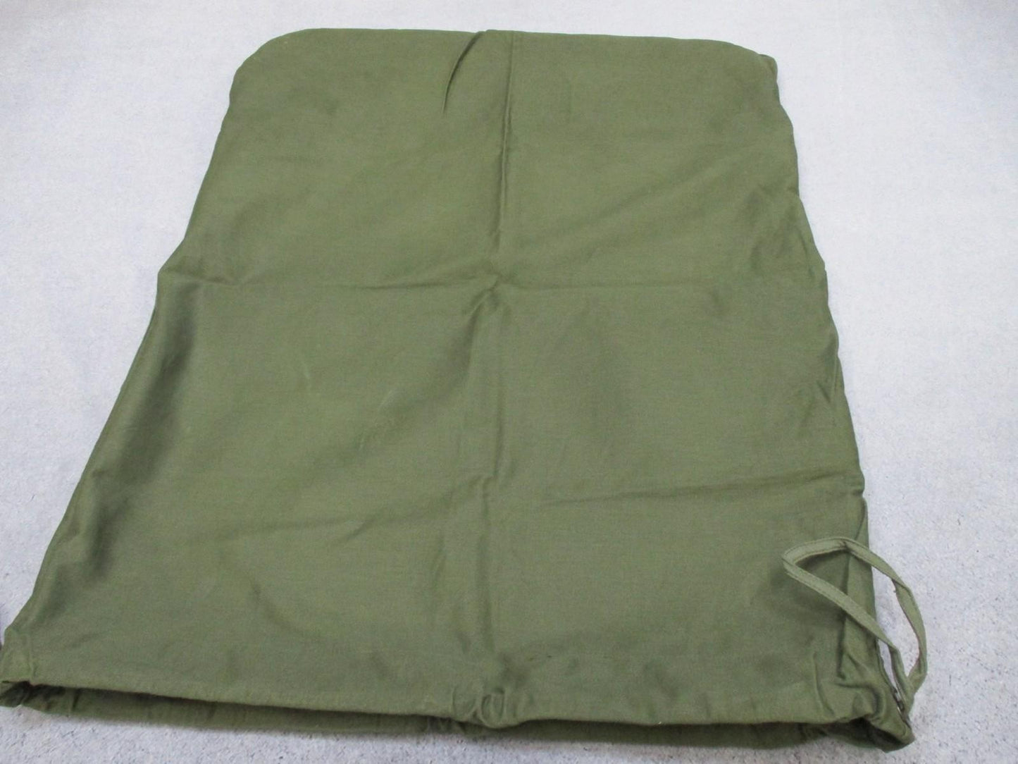 Vintage 1977 USGI Barracks Laundry Bag OG-107 Cotton Drawstring 30.5"x24